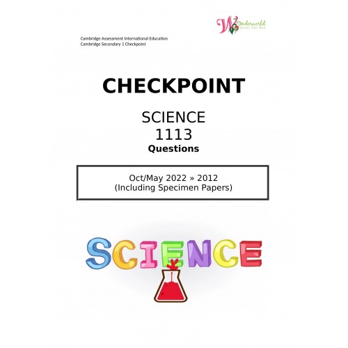 Lower Secondary Checkpoint Science 1113